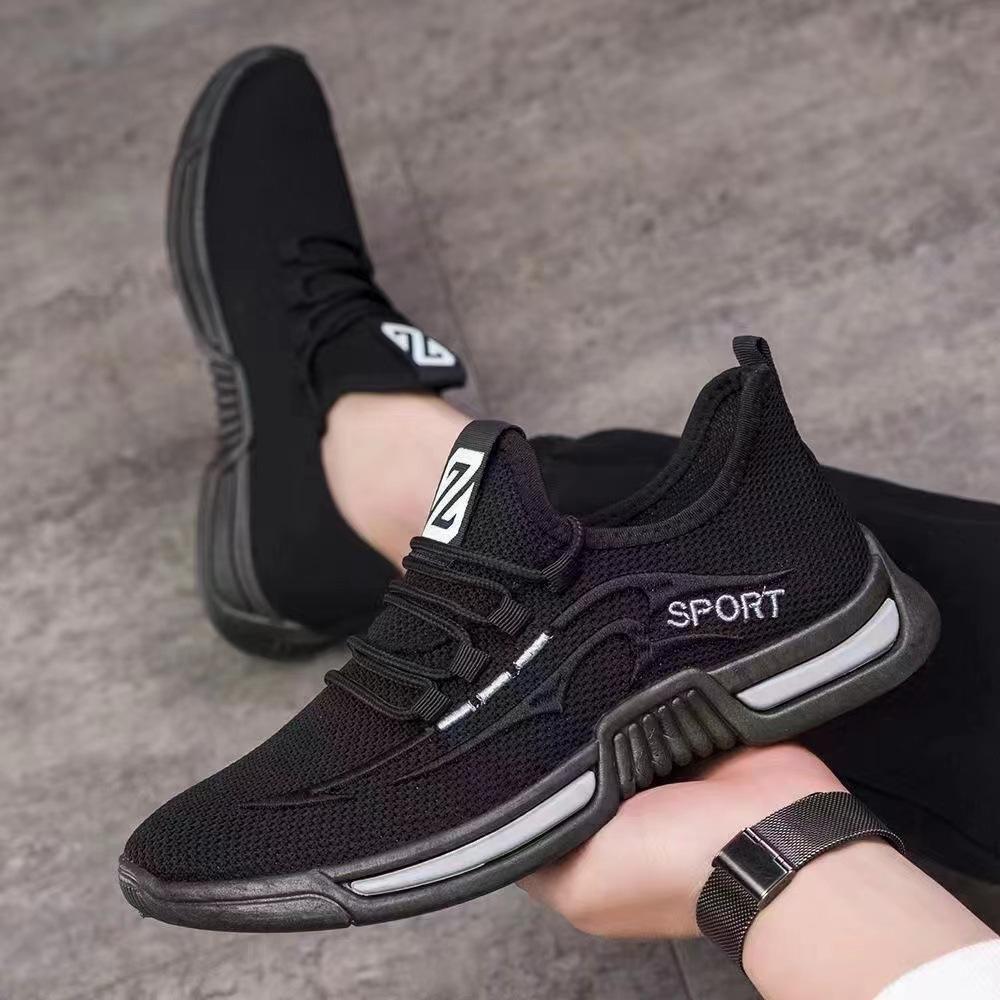 Lässige Sportschuhe Herrenschuhe Stall Mesh atmungsaktive Laufschuhe Modetrend Meshschuhe