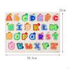 Wooden Puzzle Toy Alphabet Hands On Abc Preschool for Kindergarten Kids