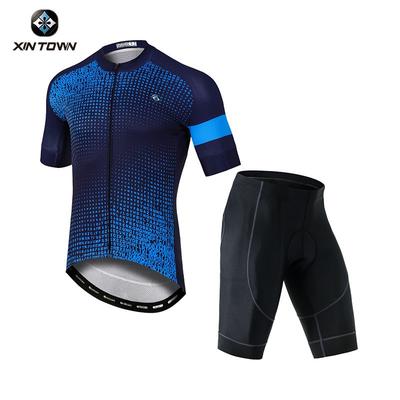 XINTOWN Mens Short Sleeve Cycling Jersey Quick Dry Breathable Road Bike Biking Shirt