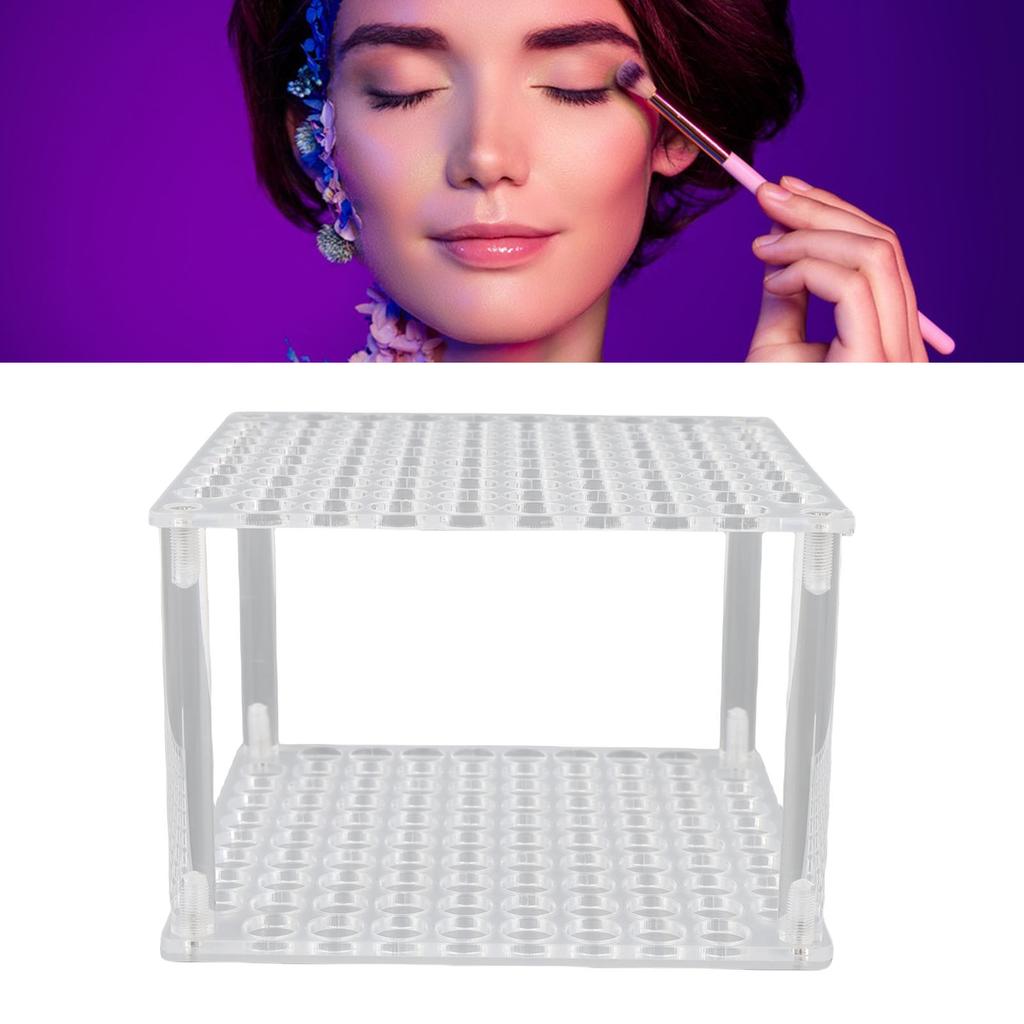Makeup Brush Holder 96 Slots Acrylic Pen Display Stand Pencil Plastic Marker Stand