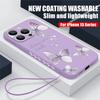 כיסוי אחורי פרפרי יוקרה Tpu רך לאייפון/סמסונג/Xiaomi Redmi סדרת עם שרוך הכל כלול כיסוי חסין זעזועים