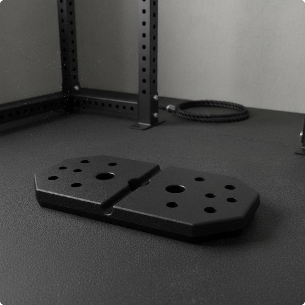 Cement Weight Plate Noise Reducing Rubber Coated Quiet