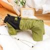Dirt Resistant Protective Romper Autumn Winter Comfort Jumpsuit Dog Bodysuit  For Puppy Small Dogs