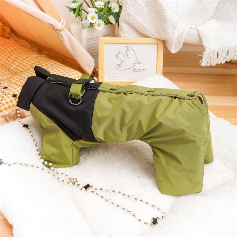 Dirt Resistant Protective Romper Autumn Winter Comfort Jumpsuit Dog Bodysuit For Puppy Small Dogs