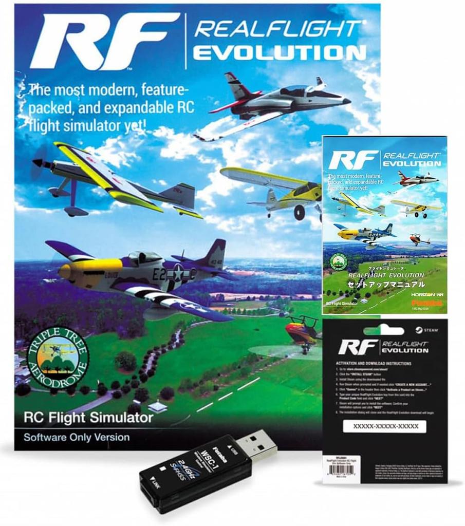 Futaba Real Flight Evolution RC Flight Real Flight Evolution 036828 WSC-1 Simulator,