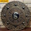 Tai Chi Bagua Metal Poster Mystic Feng Shui Wall Decor