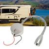 LED RV Gooseneck Bed Light with USB Port Type C Port Touch Control  12‑24V Soft Light RV Bedside Reading Lamp for   Van Boat
