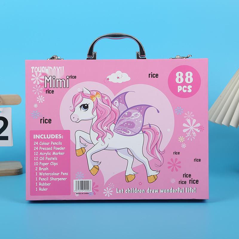 

Набор из 88 акриловых маркеров и акварельных ручек - Идеальный подарок для рисования для студентов и детей