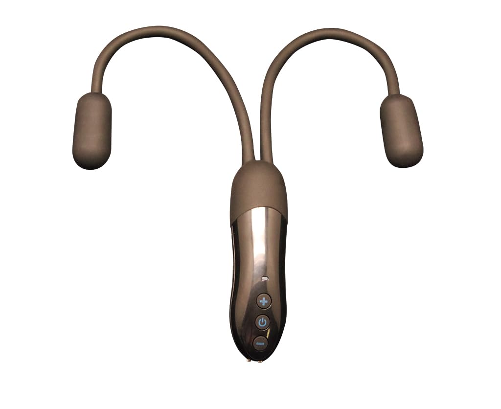 Double Nipple Rotor, Stick Type, 20 Vibration Patterns, 340mm Long, Bendable, USB Rechargeable