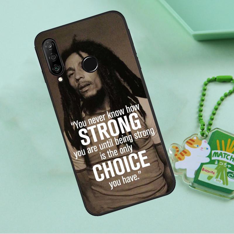 Bob Marley Quotes Rasta Reggae For Huawei Nova 12s 12i 11i 7i 8i 9 10 SE Y91 Y90 Y60 Y70 Y72 Y61 P60 Pro P30 P40 Lite Case