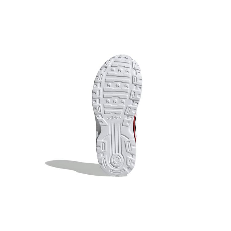Adidas Neo Nebula Ted K Fashion Patchwork Breathable Low top Kids' Running Shoes Black Red White Kids' EH2542