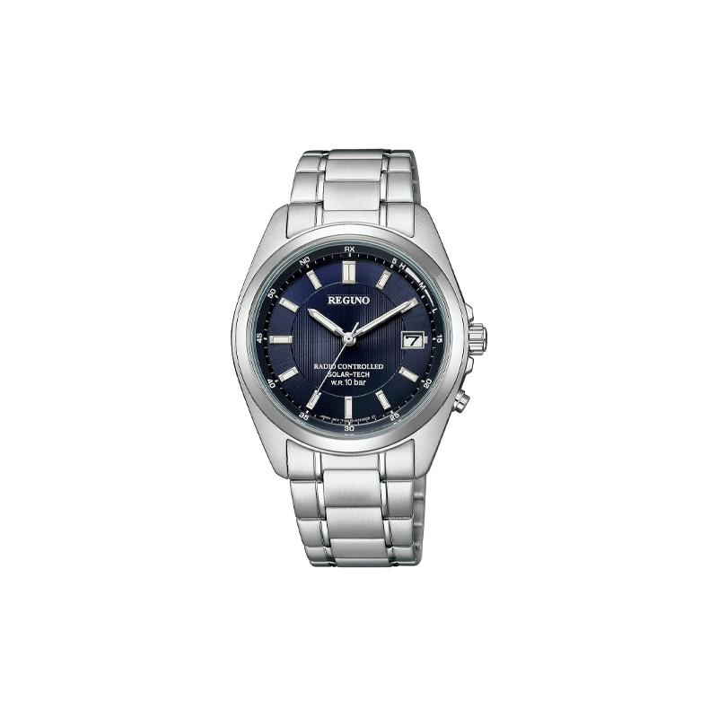 

CITIZEN 100 meters waterproof solar movement Steel Strap 38mm men s watch blue dial KS311571 синій