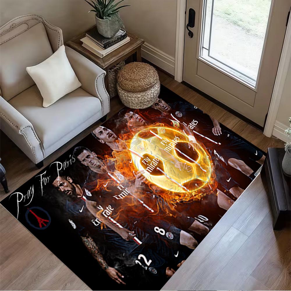 Man Urban Floor Mat Design for Foyer Living Rooms Kitchen Bedrooms Anti-slip Rug Decorate Offices Perfect Gift for Women/Men