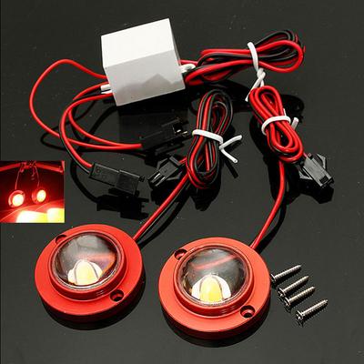 2 Stück LED Auto Dekorative Stroboskoplampe Warnung Notfall Blinker Rücklicht Rot