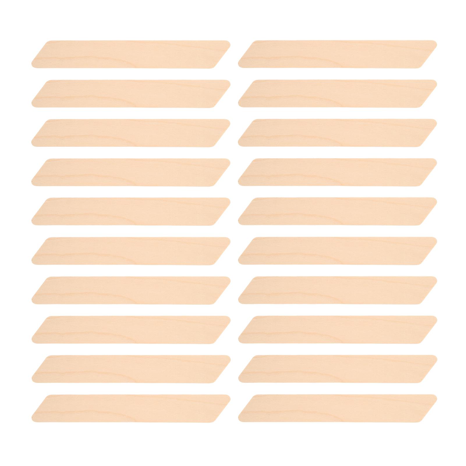 

20 шт. Восковые шпатели Деревянная ручка Восковая эпиляция Аппликаторы для лица Палочки для удаления волос