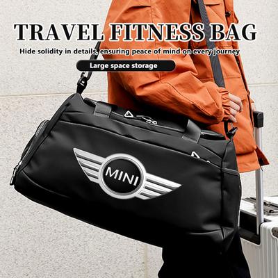 For MINI Car Logo Fitness Enthusiast Organiser Oxford Cloth Travel Storage Bag Cooper One JCW R56 Countryman Clubman R50 R53 R58