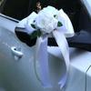 Retro Bow Rearview Mirror Decoration Wedding Party Door Handle Decoration  Automotive Supplies