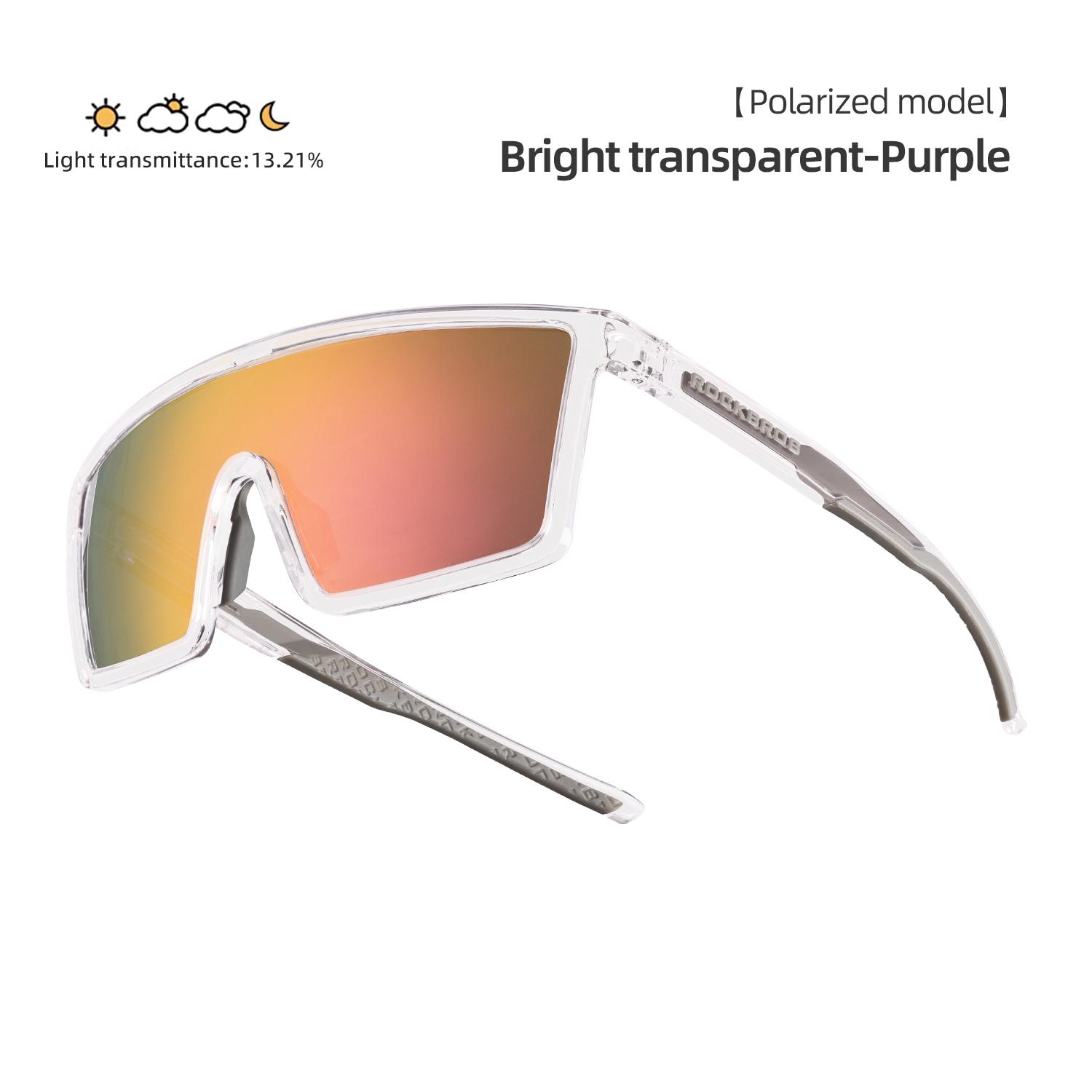 ROCKBROS Cycling Glasses Men Women Polarized Photochromic Glasses Outdoor Sunglasses UV400 Protection Sports Eyewear Goggles
