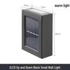 Nufeng Solar 2LED Warm Light Outdoor Wall Lamp (3-Pack)