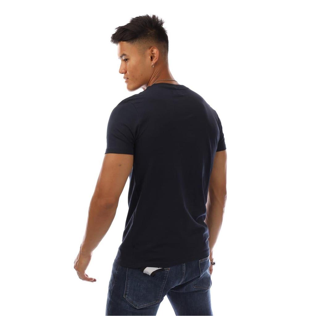 Aquascutum Mens Logo Crew Neck Regular T-Shirt