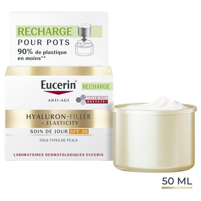 Eucerin Hyaluron-Filler + Elasticity Soin de Jour Tous Types de Peaux SPF30 Recharge 50 ml