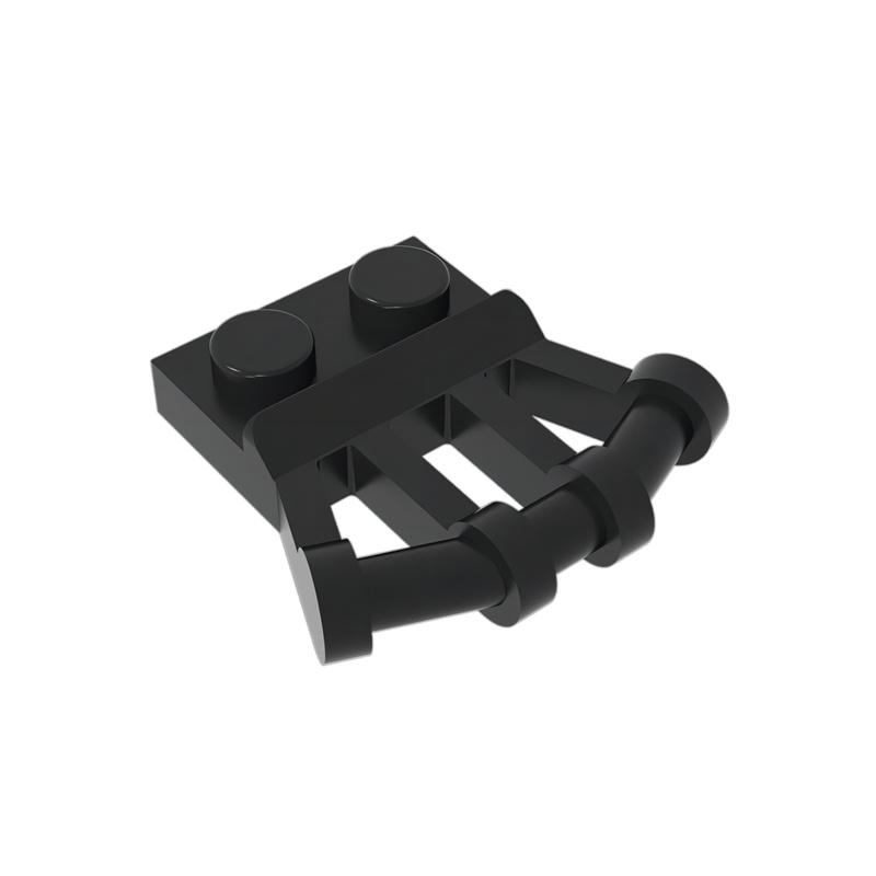 

20pcs My Own Creation Parts 92692 Plate Special 1 x 2 with Angled Handles on Side Works with Bricks DIY Constructing Bricks Particle Kid Toy