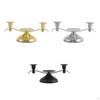 Candelabra Candle Holder Table Centerpiece Nordic Metal Candlestick Pillar for Birthday