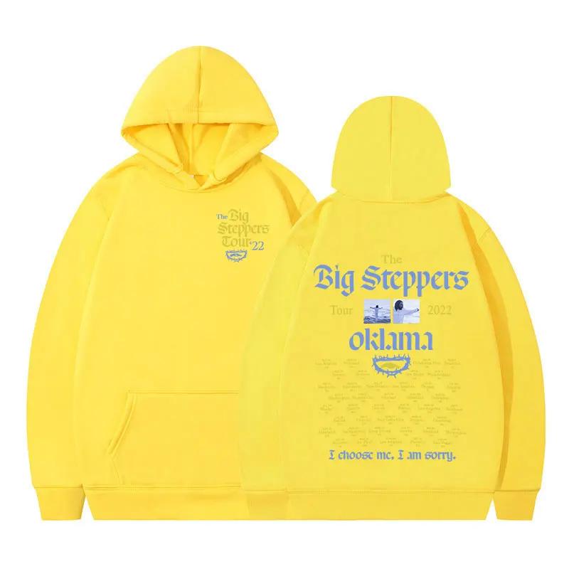 Rapper Kendrick Lamar Hoodie Mr. Morale & The Big Steppers Tour Print Hooded Fleece Sweatshirts Men'S Hip Hop Streetwear
