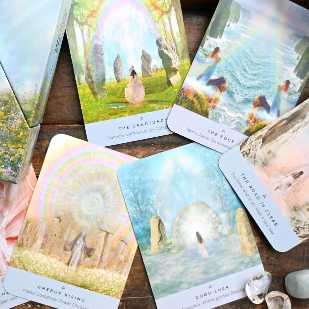 The Ancient Stones Oracle Fortune Telling Oracle Cards, Authentic, Direct from the Manufacturer, with Japanese Instructions