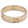GUCCI Finished K18 GG Icon Slim Ring ring Yellow GoldUsed