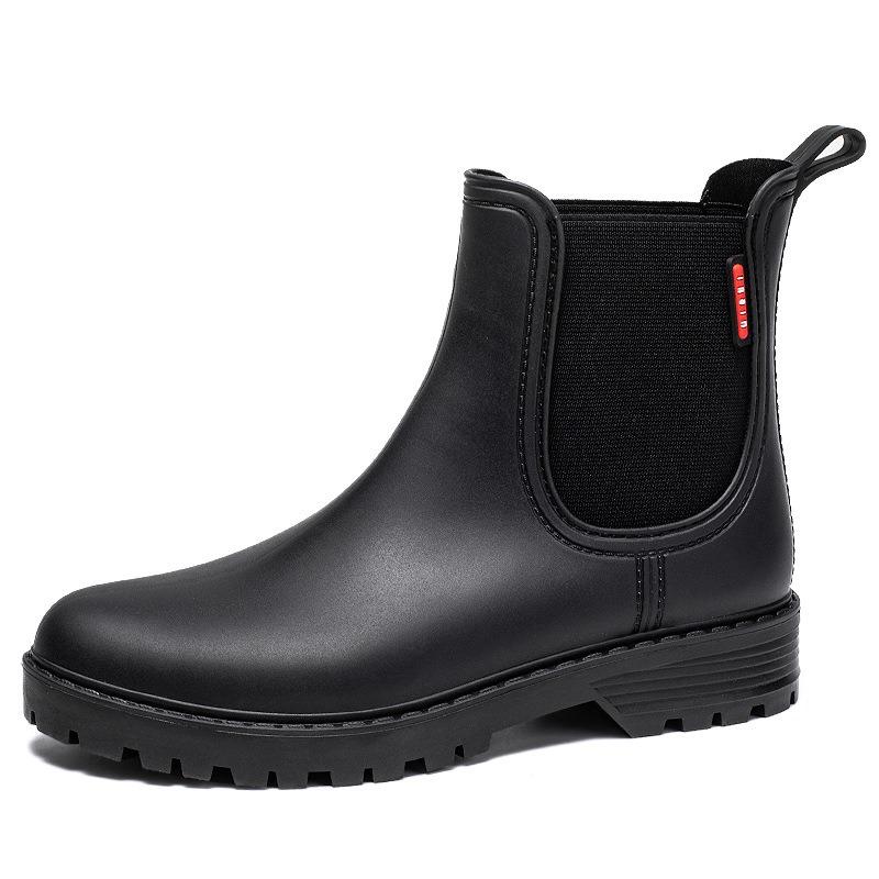 rain boots women's waterproof rain shoes women's outdoor new water shoes waterproof and wear-resistant water shoes platform rubber shoes women