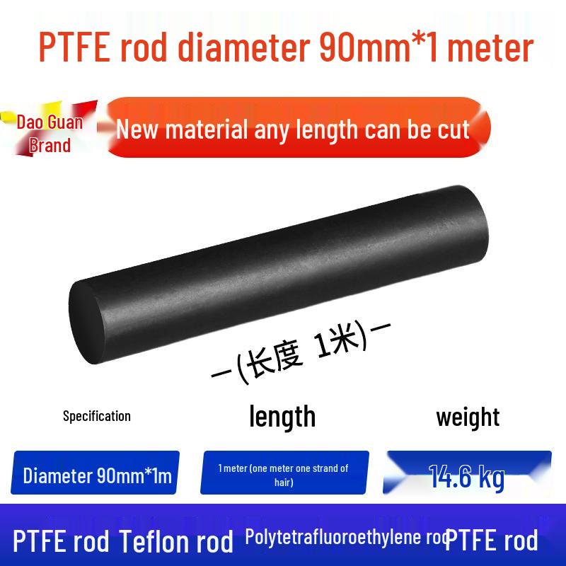 White High-Temperature Resistant PTFE Plastic Rod