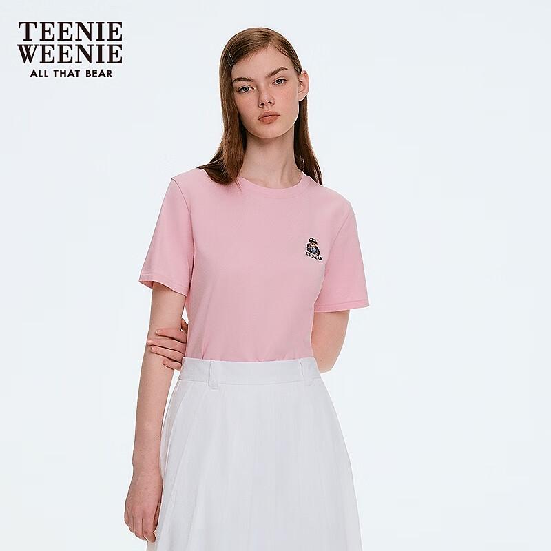 Teenie Weenie Little Bear Women's Round Neck Short Sleeve T-shirt