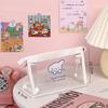 Japanese Large Capacity Handbook Storage Bag Transparent Pencil Bag Female Simple Ins Trend Student Cute Kawai Stationery Box