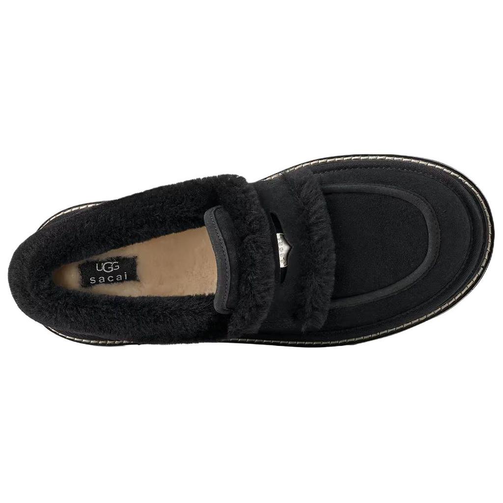 Sacai x UGG Loafer Czarne Sneakersy Unisex 1178370-BLK