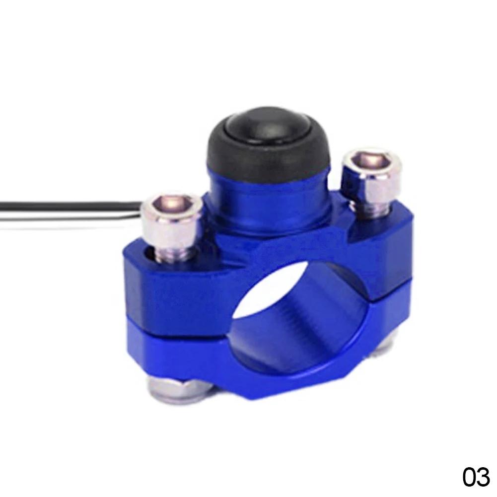 CNC Motorcycle Universal Stop Start Kill Switch Button With Rotating Bar Clamp For  HONDA YAMAHA YZF WRF CRF EXC XCF 125 250