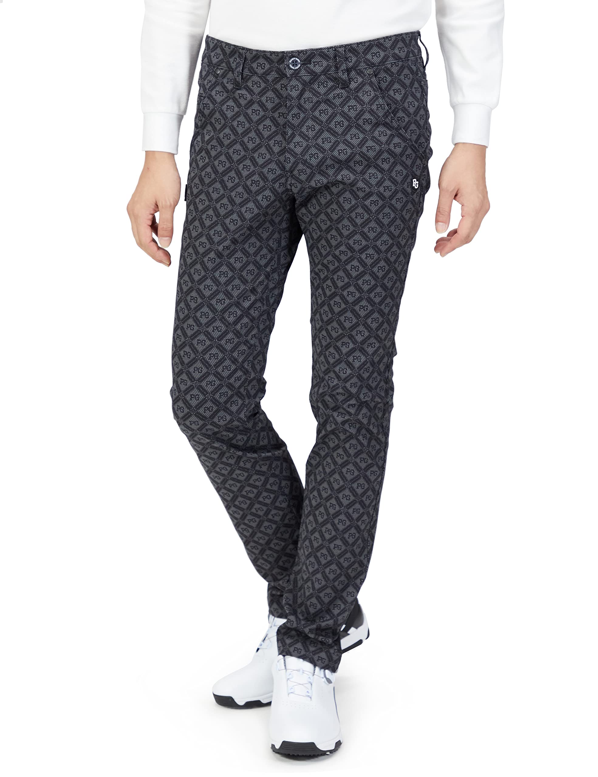 

Long Dobby Stretch Shark Checkered Product Washed Navy Checkered 4 [PEARLY GATES] Men s Pants, T/C Skin, Pattern, / 053-2231907 032_Dark [M]