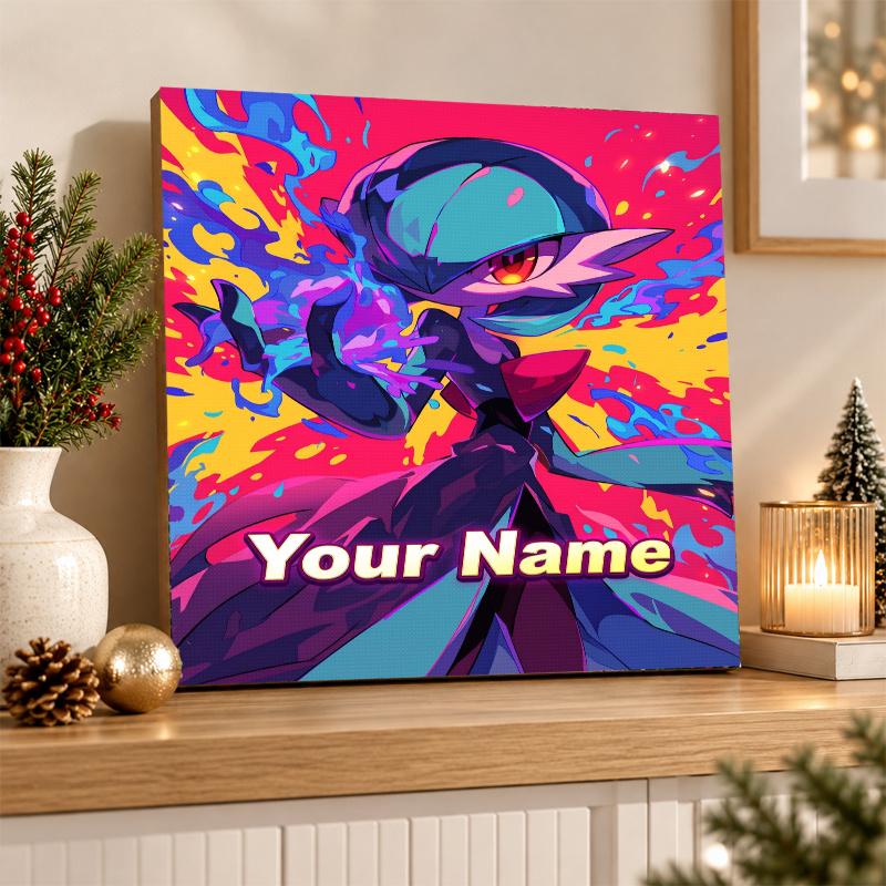 Gardevoir Custom Name Diamond Painting Personalized 5D Full Drill DIY Diamond Art Home Decor