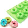 6 Holes Flower Doughnut Silicone Molds Hollow Sphere Mousse Cake Mould Easy Demold Soap Candle Making Tool Valentine’s Day Gifts