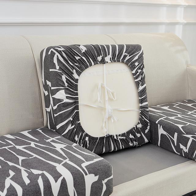 Airldiane Printed Sofa Furniture Cushion Cover Elastic Home Furniture Protector Sofa Furniture Seat Cushion Slipcover Spandex Couch Cover Living