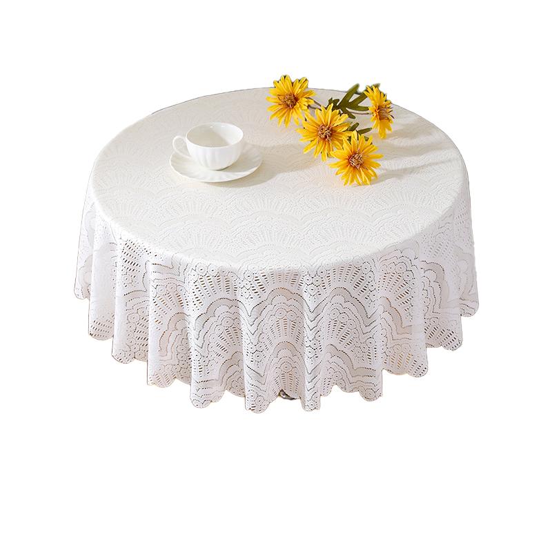 1Pc Tablecloth European Style Leisi Dust Cover Elegant Covering Dust Farmhouse Decoration Air Conditioning Cover Cloth