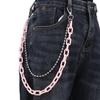 Punk Waist Chain Belt Silver Trousers Chain For Women Jeans Belt Chain For Pants Cool Metal Rock Chain Hiphop Summer Jewelry