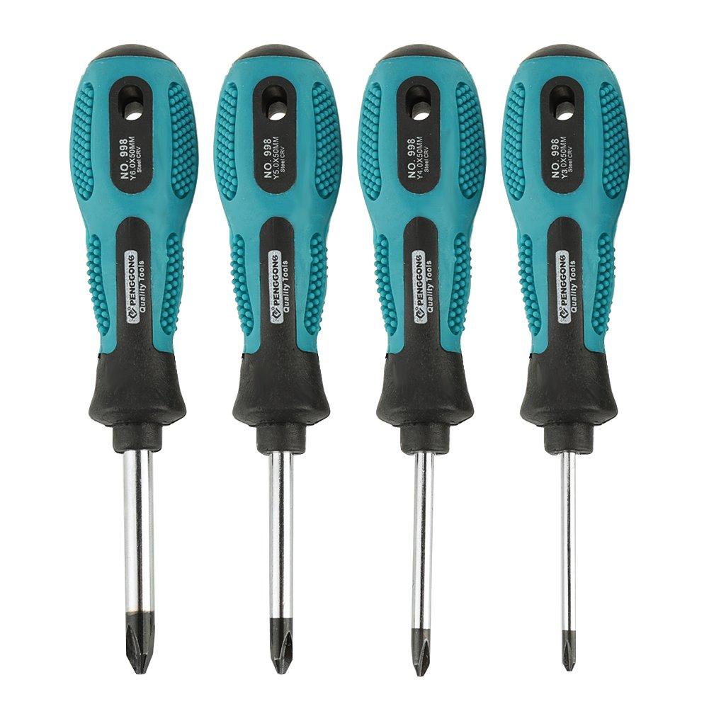 

Yosoo Hand Tool Screwdriver Easy to Ergonomic Screwdriver Toughness and Hardness Performance Set, Use, Screwdriver, Y-Shaped Tool,