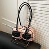 Sweet Bow Ribbon Shoulder Bag Korean Style Y2k Armpit Bag Trendy French Stick Underarm Bag  Handbag