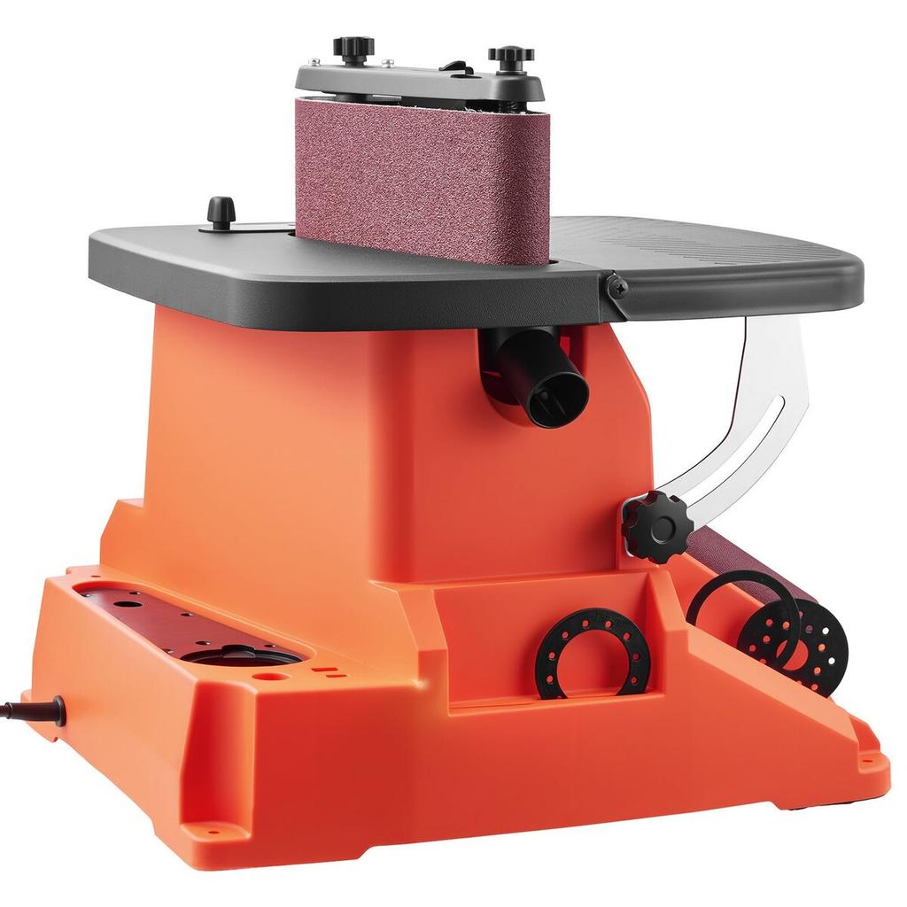 Oscillating Belt and Spindle Sander, 2000RPM Benchtop Spindle Sander with 16mm Stroke, 5 Sleeves (12.7-50.8 mm) & 610 x 98 mm Sanding Belt for