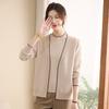 Mom's 2026 Spring Knit Cardigan Set: Stylish Long-Sleeve Two-Piece for Middle-Aged & Elderly Women