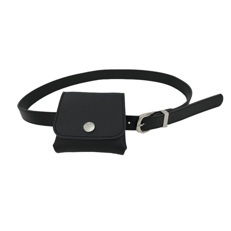 Stylish Mini Pu Belt Bag For Women With Removable Decoration Perfect For Everyday Use