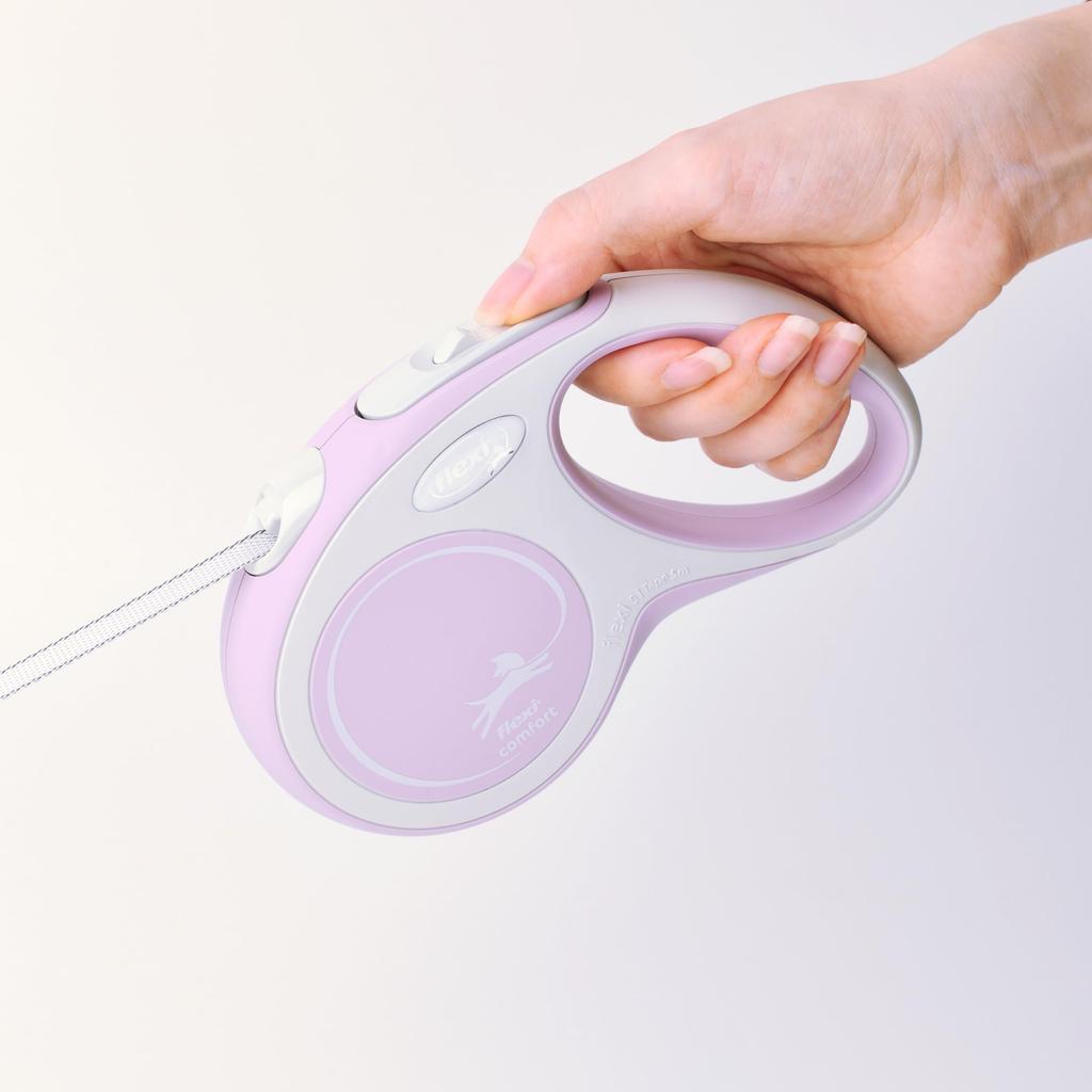 Flexi Retractable Lead 5m Small Dog New Comfort Tape S than Rose Lead (Less 15kg) [Dog] [Product]