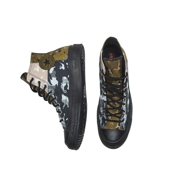Converse Chuck 70 High 'Patchwork Blocked - Camo Black' Men's 165912C