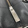 CHANEL Chocolate bar Handbag Soft Caviar Leather Black/SilverHardware